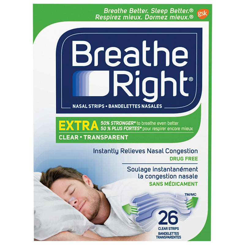 Breathe Right Nasal Strips Extra 26pc