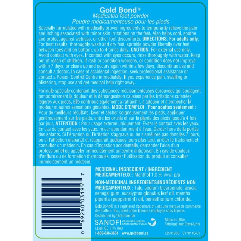 Gold Bond Medicated Foot Powder 283g