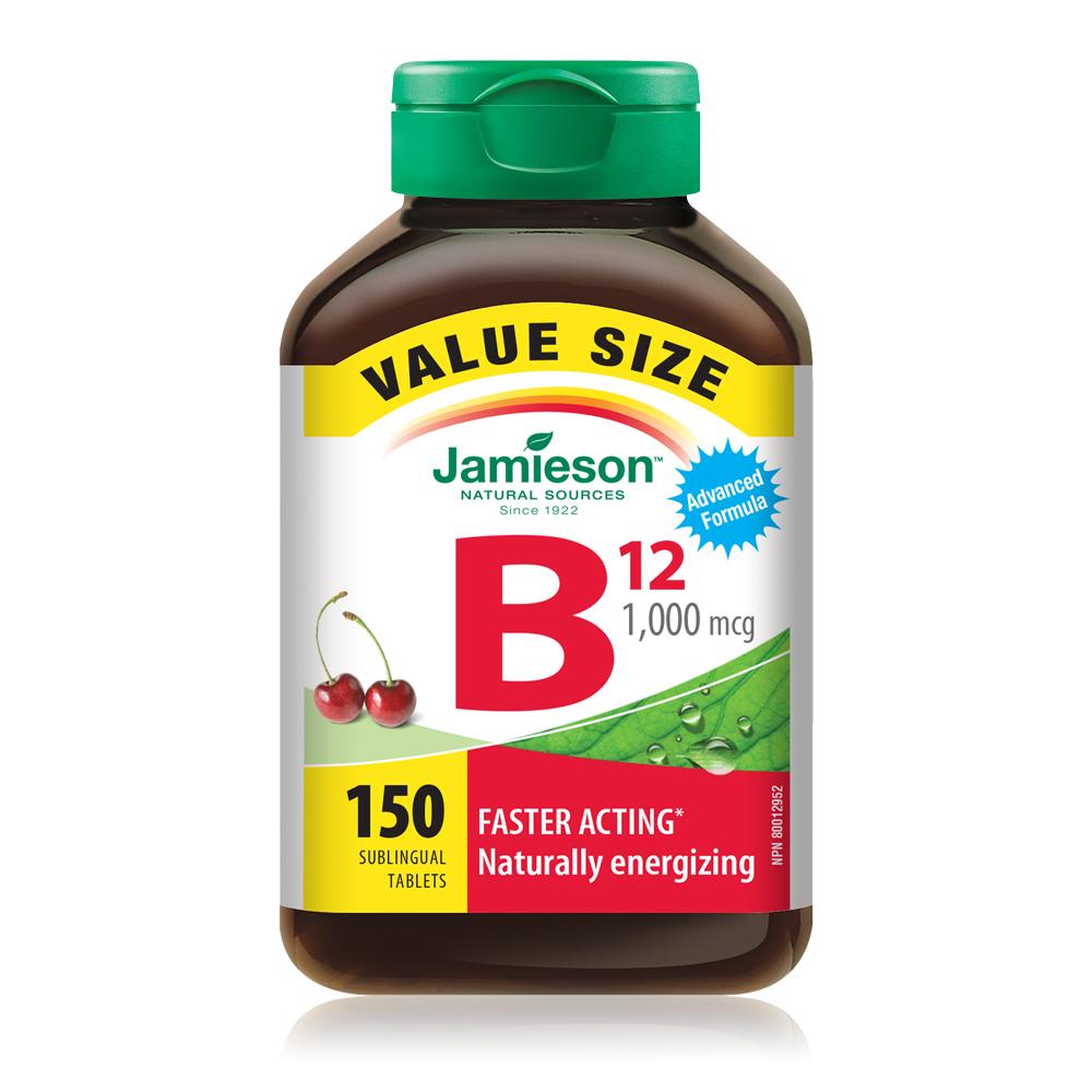 Jamieson Vitamin B12 1000mcg Fast Dissolving