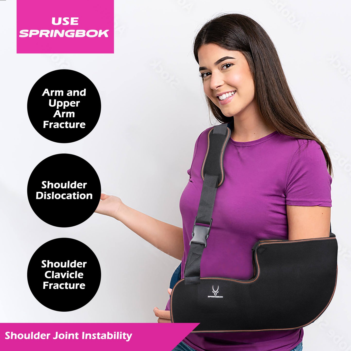 Springbok Arm Brace Immobilizer (Pouch Arm Sling)