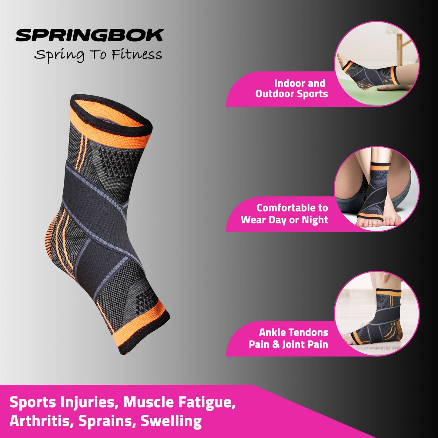 Springbok Ankle Support With Binder