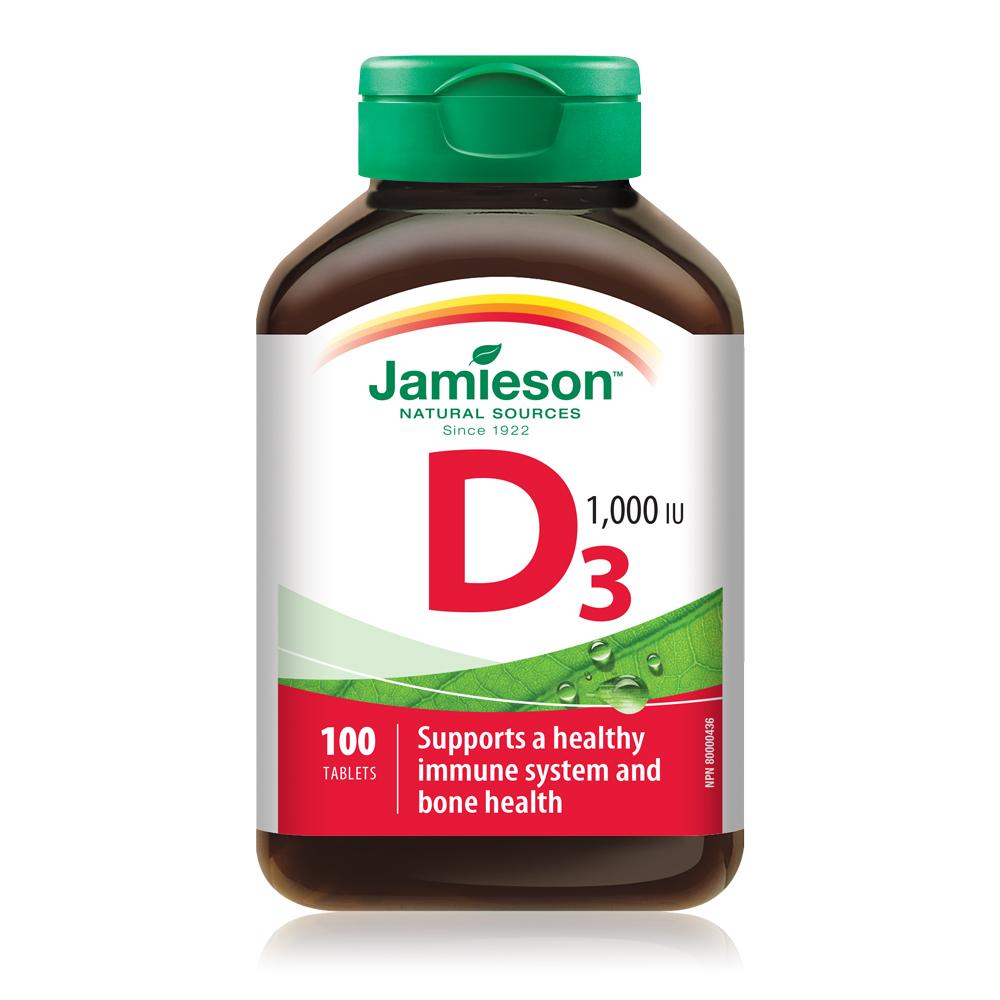 Jamieson Vitamin D 1000IU Fast Dissolving