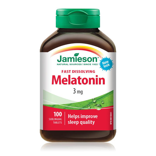 Jamieson Mélatonine 3mg à dissolution rapide comprimés 