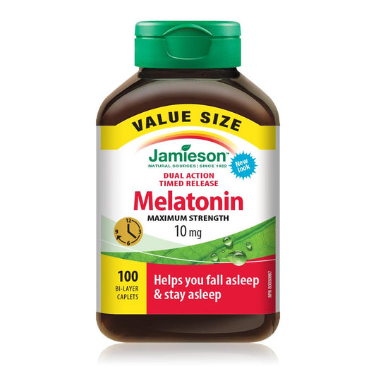 Jamieson Melatonin 10mg Timed Release