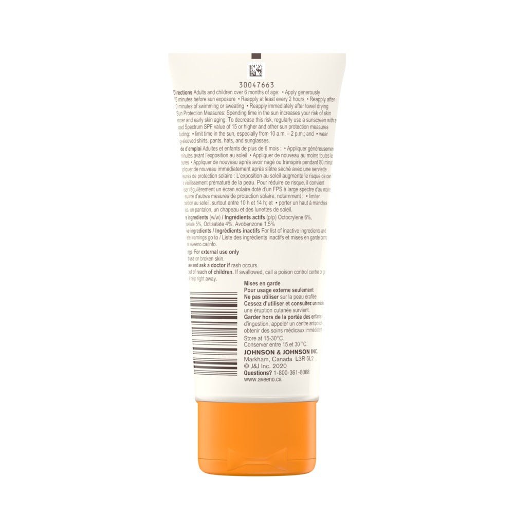 Aveeno Protect + Hydrate Face & Body Sunscreen SPF30