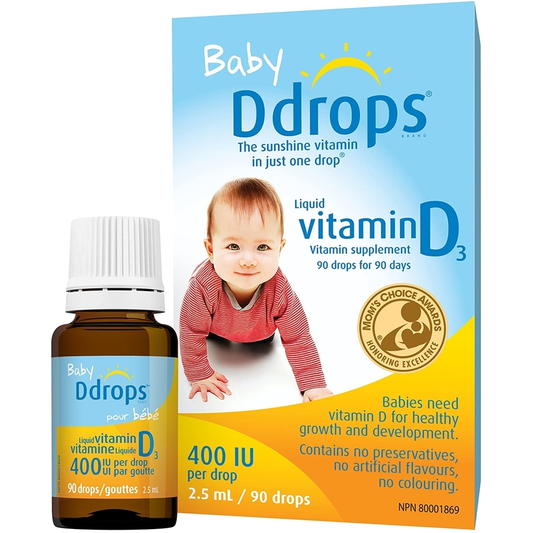 Baby Ddrops - Liquid Vitamin D3 400 IU