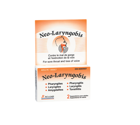 Neo-Laryngobis Suppositories Adult 135mg