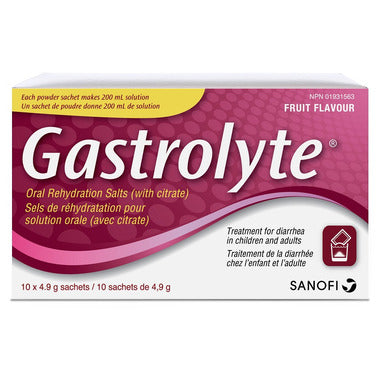 Gastrolyte powder - Fruits