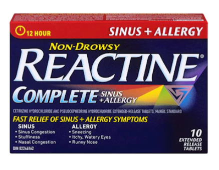 Reactine Allergy & Sinus