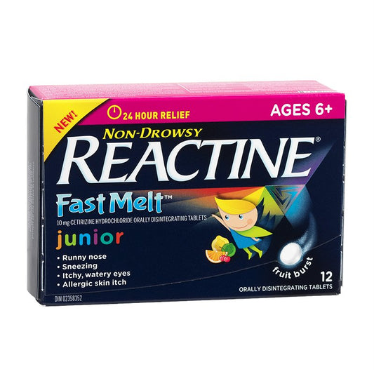 Reactine Allergy Junior Fast Melt Tablets