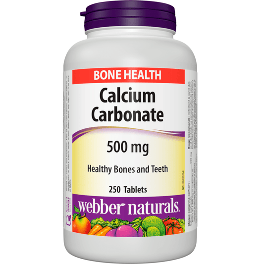 Webber Naturals Calcium Carbonate 500 mg