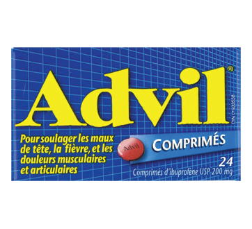 Advil tablets, 200 mg