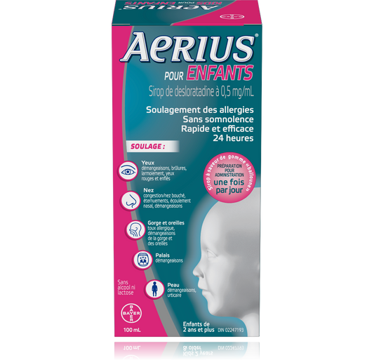 Aerius Allergies for kids - Gum Balloon 0.5mg/ml, 100 ml