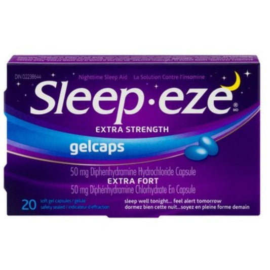 Sleep-Eze extra-fort gelcaps